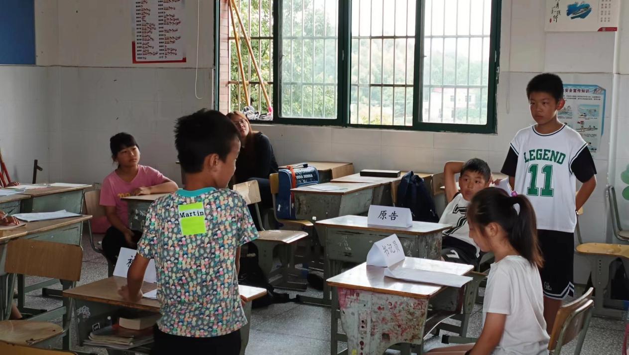 岳麓区少儿模拟法庭。受访单位供图