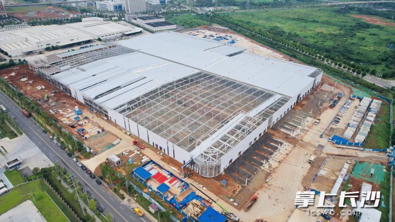 即将竣工的华润怡宝长沙工厂（二期）。