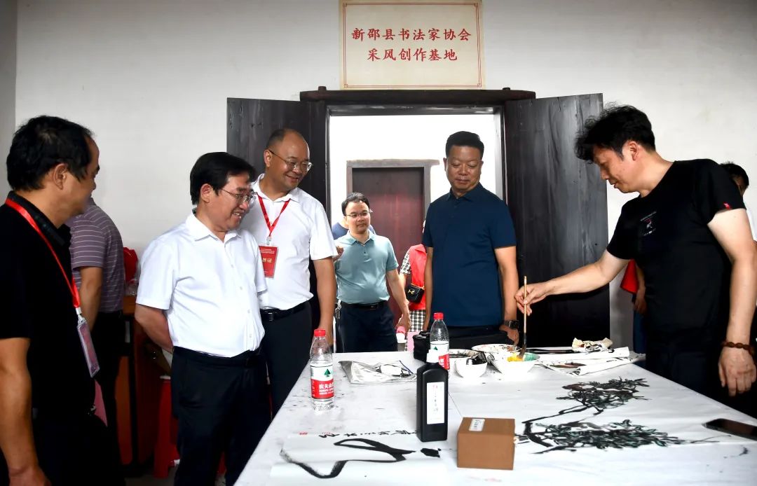 全省文联系统来新邵开展基层文艺工作考察调研(图2)