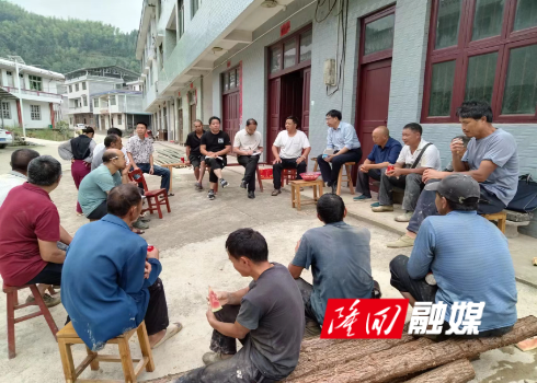 隆回县卫健局、县计生协会到麻塘山乡双坪村开展“三天两夜”驻点帮扶调研(图1)