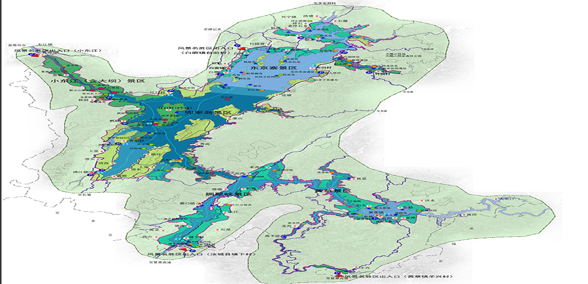 Dongjiang Lake Scenic Area Overall Plan