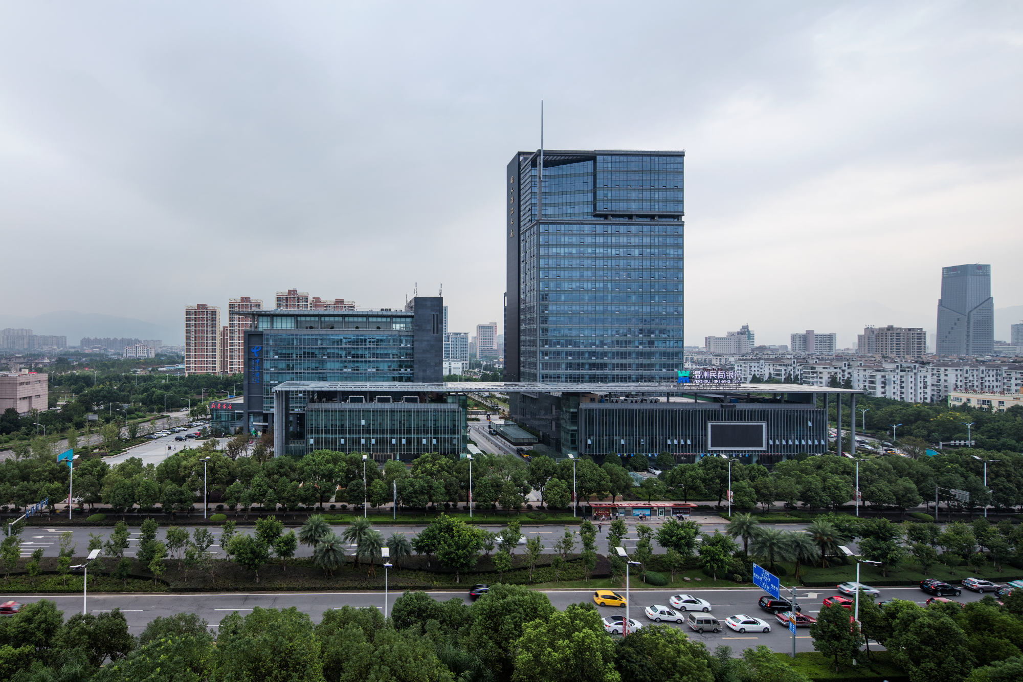Telecommunications Building in Central District of Wenzhou City in Zhejiang Province(Three Luban Prizes in 2016-2017)