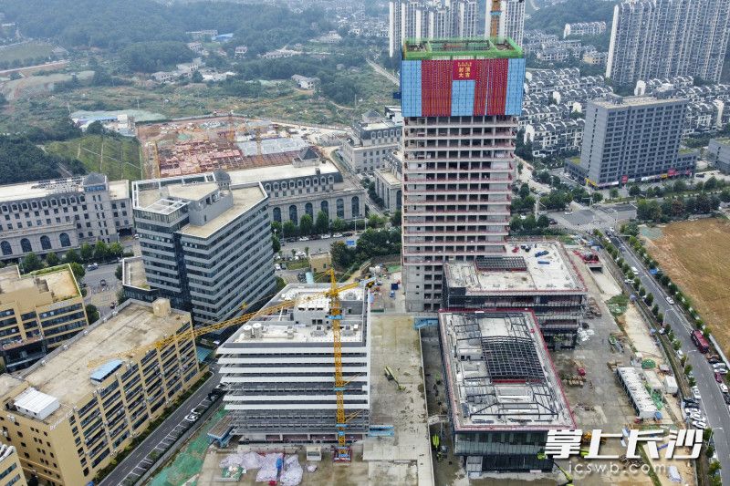 全球首例百米高层盒式结构大跨度厂房项目封顶
