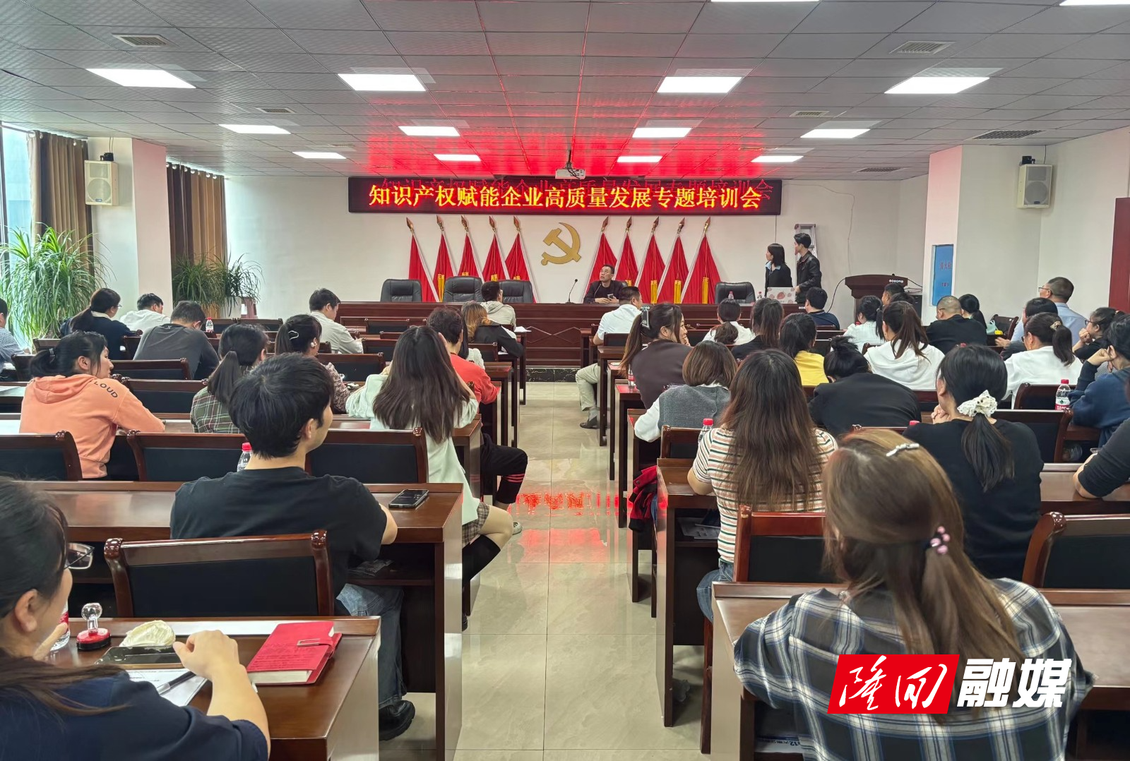 隆回高新区开展知识产权赋能企业高质量发展专题培训会(图1)