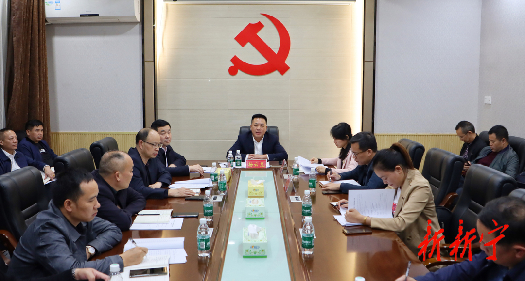 新宁县重点工作专题调度会召开(图1)