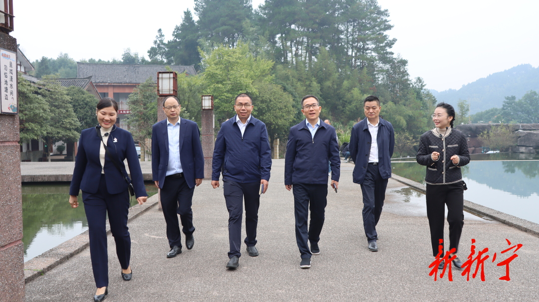 央媒省媒记者考察团来新采访报道特色亮点工作(图1)