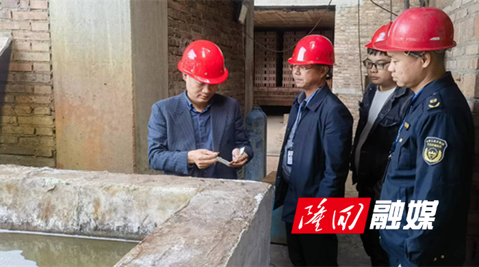 邵阳市生态环境局隆回分局开展“四不两直”检查(图1)