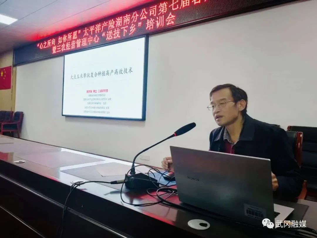 武冈市开展大豆玉米带状复合种植技术专项培训(图2)