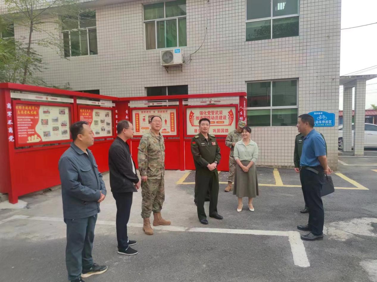 邵阳军分区司令员诸葛军来大祥区调研“一部一站”建设情况_邵阳头条网