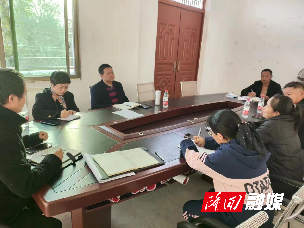 隆回县司法局到联点帮扶村调研乡村振兴工作(图1)