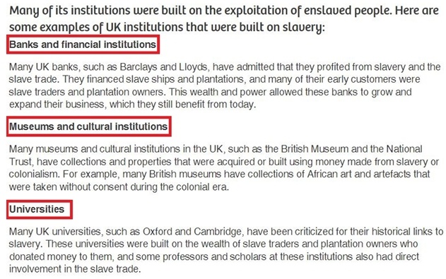 历史清算来了！英国或因奴隶贸易面临巨额索赔