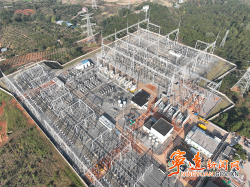 永州紫霞500千伏變電站3號主變擴建工程進入收尾階段_副本500.jpg