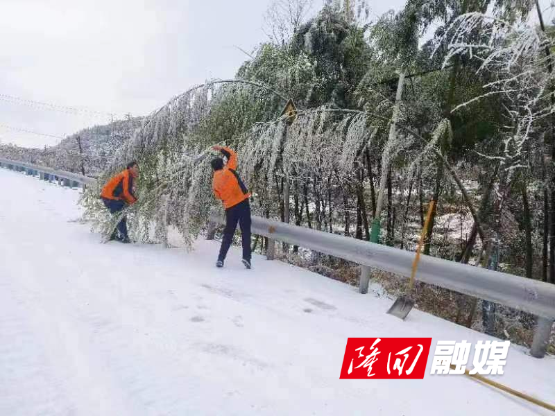 隆回县交通运输局扎实做好低温雨雪冰冻天气应急防范工作(图1)