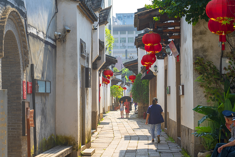 2019年6月28日,，福州，三坊七巷風光,。