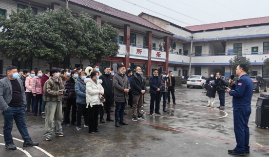 龙塘镇开展养老机构消防安全演练活动