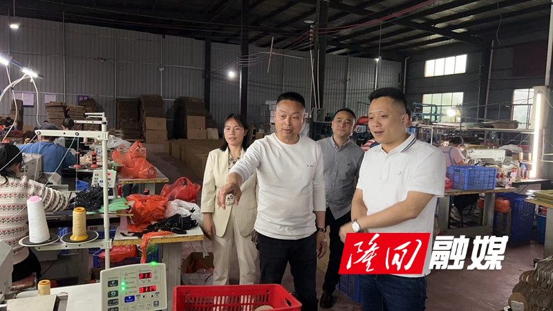 蒋吉一行走访调研县域外贸企业(图2)