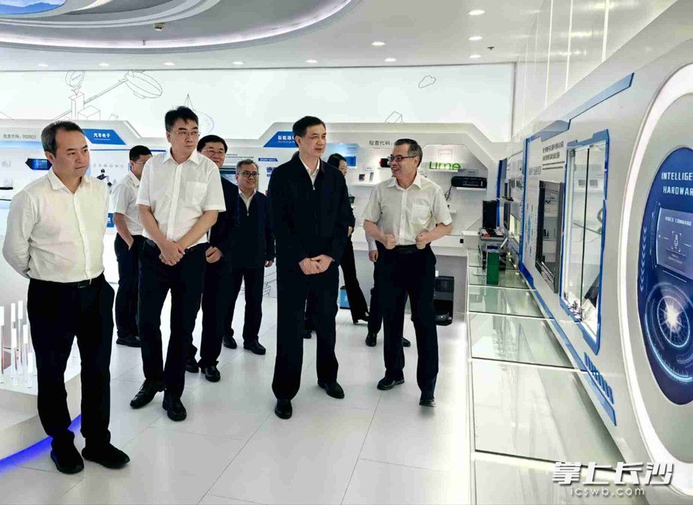 周海兵在深圳市德赛电池科技股份有限公司走访考察。