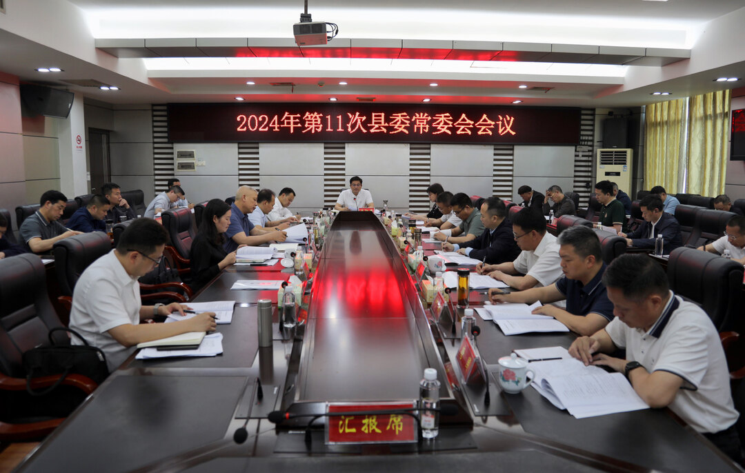 城步召开2024年第11次县委常委会会议(图2)