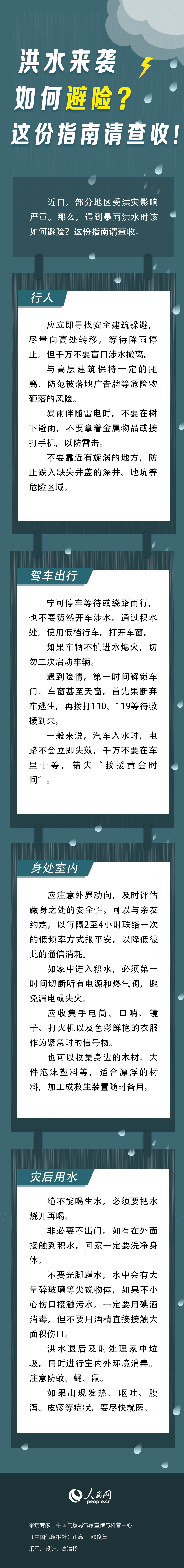 洪水来袭如何避险？这份指南请查收！