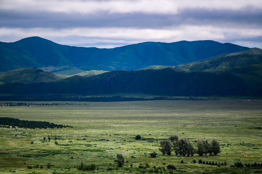 2023年8月4日拍摄的大兴安岭南麓内蒙古罕山国家级自然保护区风光。新华社记者 连振 摄