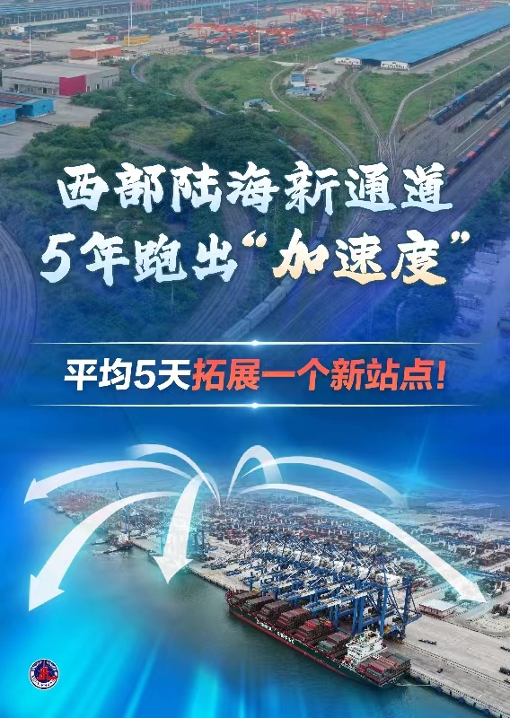 新华鲜报｜平均5天拓展一个新站点！西部陆海新通道5年跑出“加速度”