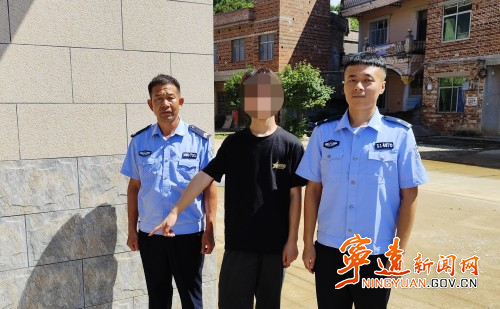 寧遠：深夜盜竊電瓶 竊賊難逃法網_副本500.jpg