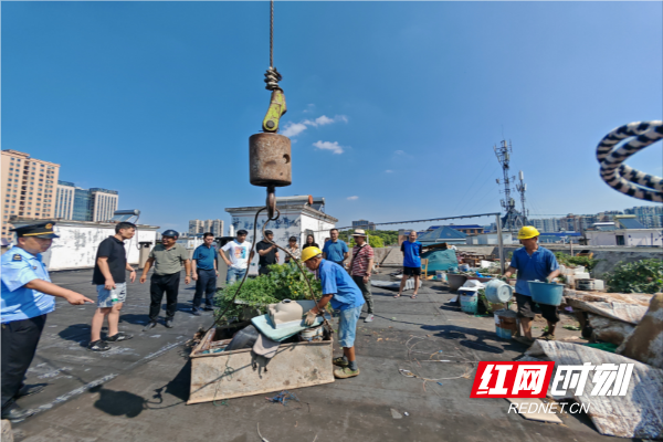 兴和社区开展环境整治行动