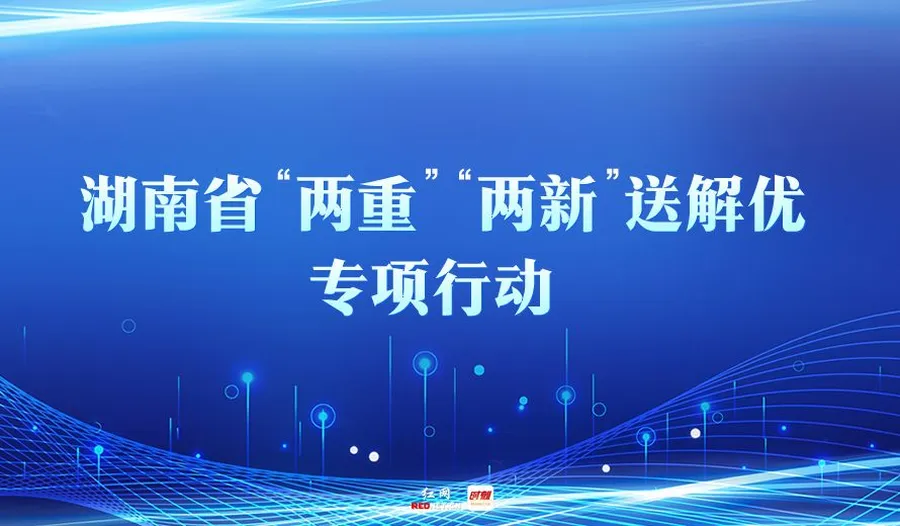 专题丨湖南省“两重”“两新”送解优专项行动