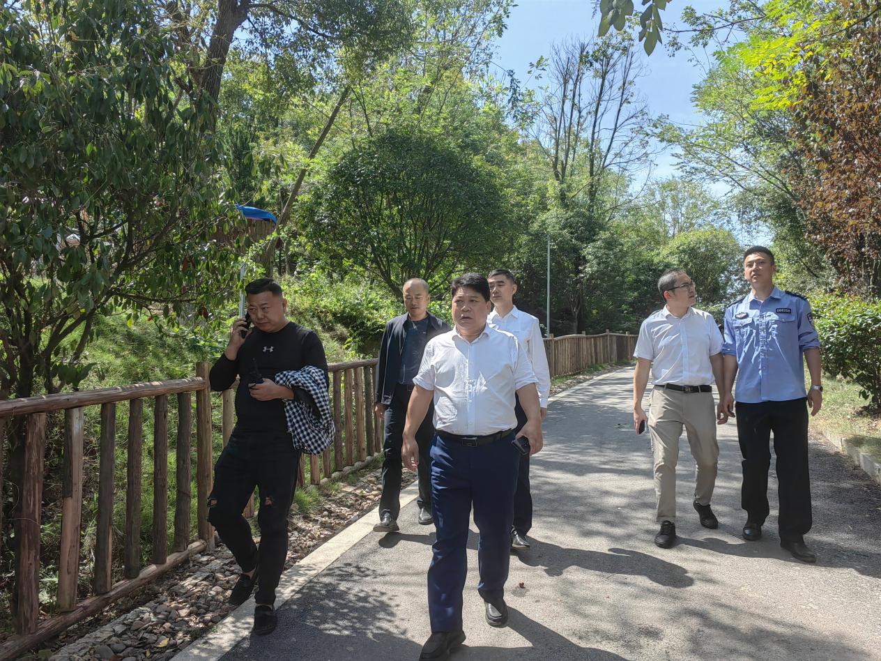 王俊国庆假期督导检查值班值守、安全生产、项目建设、森林防火和道路交通安全等工作(图1)