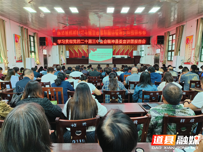 祥霖铺镇召开学习贯彻党的二十届三中全会精神县委宣讲团报告会1_副本.png