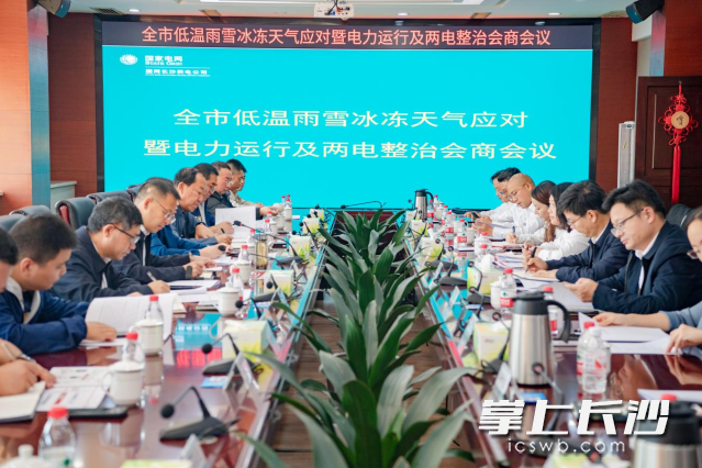 长沙市应安委办召开“两电”安全隐患全链条整治会商会议。市应急局供图 长沙市应安委办召开“两电”安全隐患全链条整治会商会议。市应急局供图