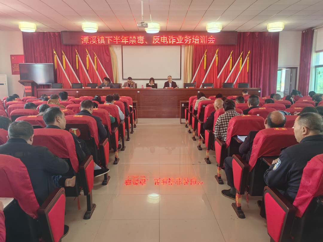 新邵县潭溪镇开展禁毒反电诈工作业务培训(图2)
