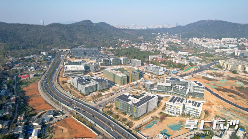 湘江创智园项目全景。均为长沙晚报通讯员 谢璐莎 供图