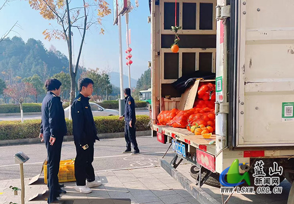 蓝山：元旦期间不打烊 精准管控市容秩序保畅通.jpg