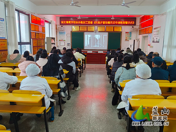 城北湘威学校组织教职工观看防性侵警示教育片.jpg 城北湘威学校组织教职工观看防性侵警示教育片.jpg