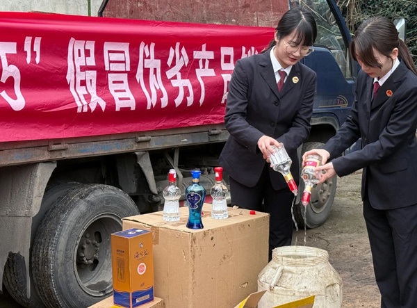 湘潭县检察院现场监督销毁一批假冒伪劣产品