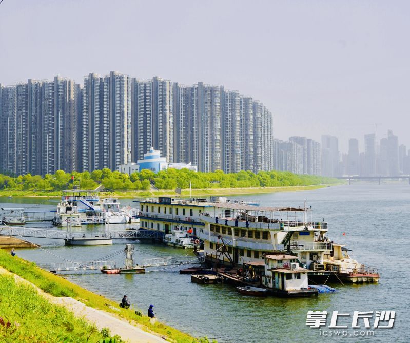 长汇船务码头。除署名外均为开福融媒 供图