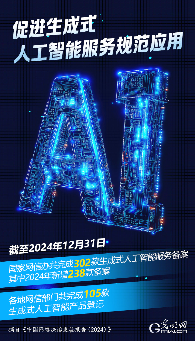 数读海报 | 2024年国家网信办促进生成式人工智能服务规范应用