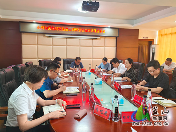 永州市医保局来蓝调研紧密型县域医共体医保支付方式改革工作.jpg