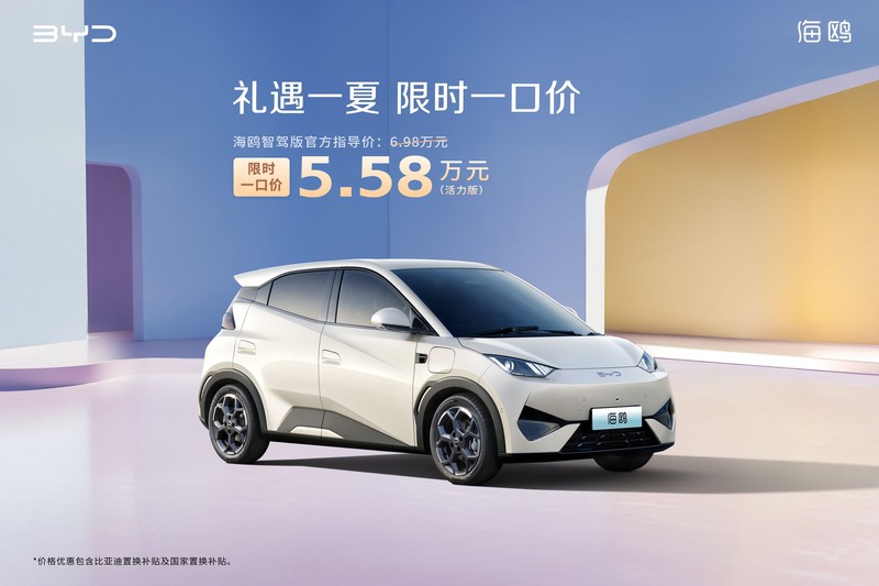 比亚迪海洋网限时一口价 海鸥智驾版5.58万起-图2