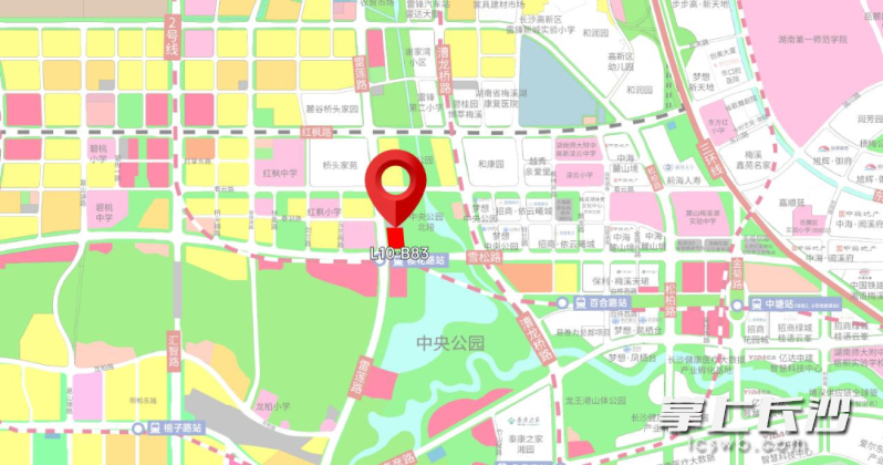 项目位置图。