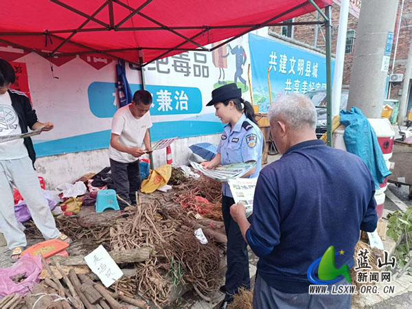 蓝山县林业局开展端午节野生动植物保护宣传活动.jpg