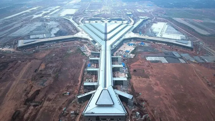 “翼”展风采 湖南建投建工集团长沙机场T3航站楼项目正全速推进