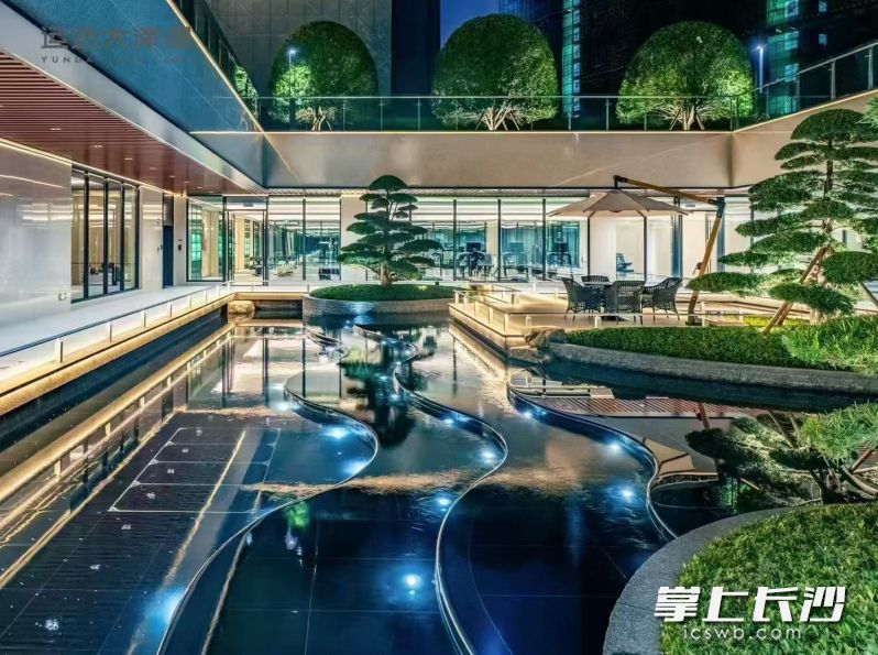 现在长沙市场上的新规产品越来越多，而且消费者接受度蛮高。图为运达大泽湖项目实景。 受访者供图
