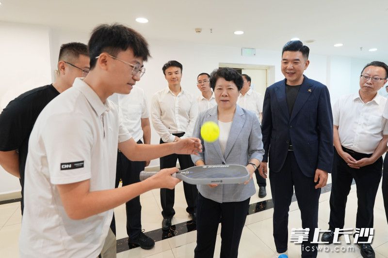 长沙西中心创业孵化基地调研现场。 长沙西中心创业孵化基地调研现场。