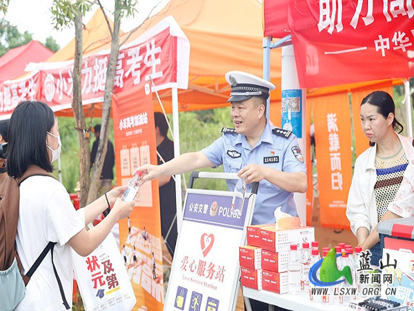 蓝山公安交管大队：圆满完成2025年高考交通安保工作.jpg