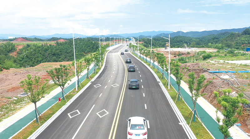 浏阳经开区柳冲路（洞阳路-健民路）正式通车