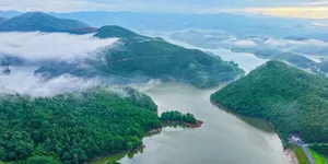 湖南新田：云雾缭绕 景美如画