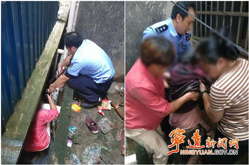 宁远公安：警民合力急速救援八旬老人_副本500.jpg