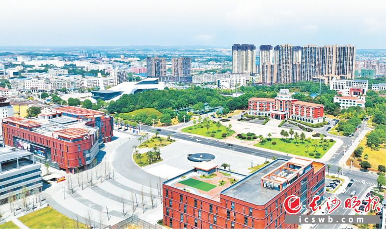 浏阳经开区鸟瞰图。均为 晏琼 供
